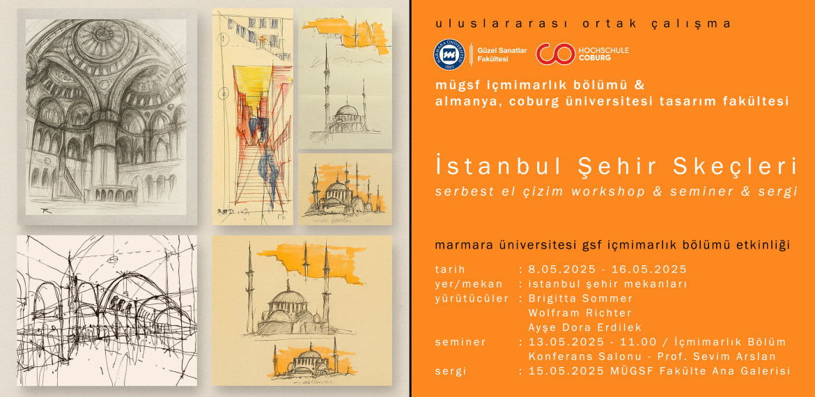 Almanya Coburg Üniversitesi ile Uluslararası Etkinlik Afişi